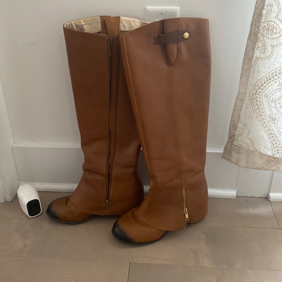 gorgeous knee high Joyfolie Frankie boots size 9 need new heel sole